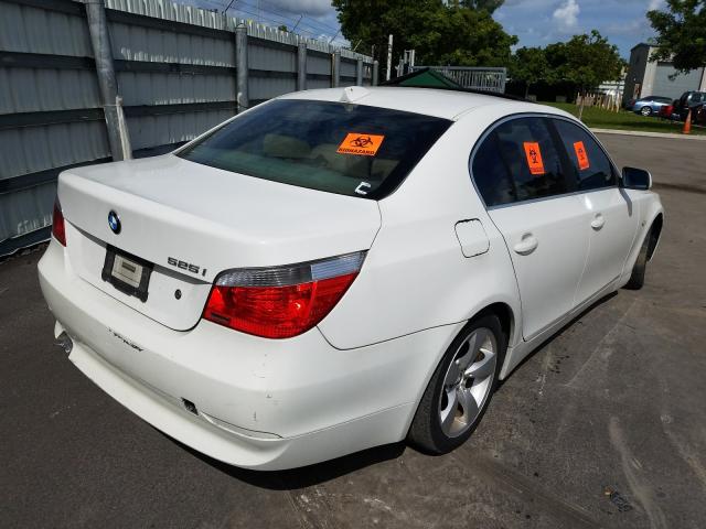 Photo 4 from auction – 2007 BMW 525 I with VIN WBANE53567CW62585