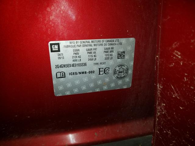 Photo 10 from auction – 2014 BUICK REGAL PREM with VIN 2G4GN5EX4E9169336