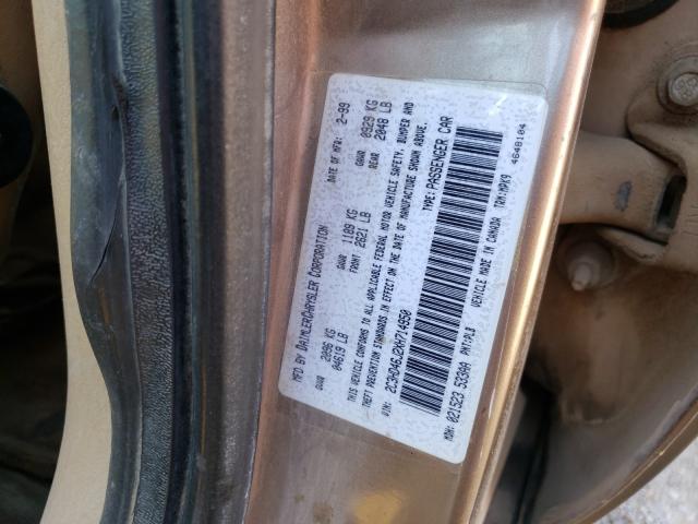 Photo 10 from auction – 1999 CHRYSLER CONCORDE L with VIN 2C3HD46J2XH714950