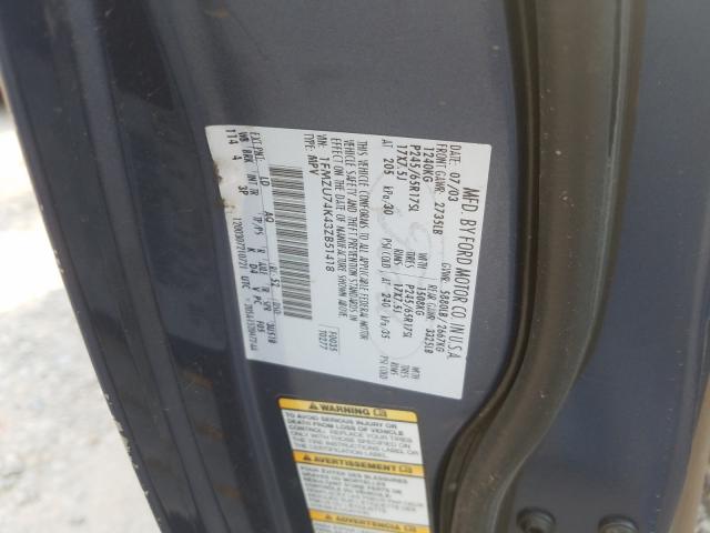 Photo 10 from auction – 2003 FORD EXPLORER E with VIN 1FMZU74K43ZB51418
