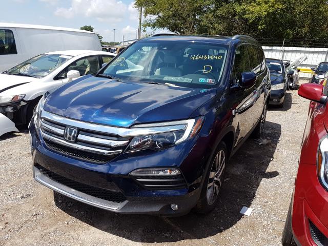 Photo 2 from auction – 2017 HONDA PILOT ELIT with VIN 5FNYF6H0XHB007799