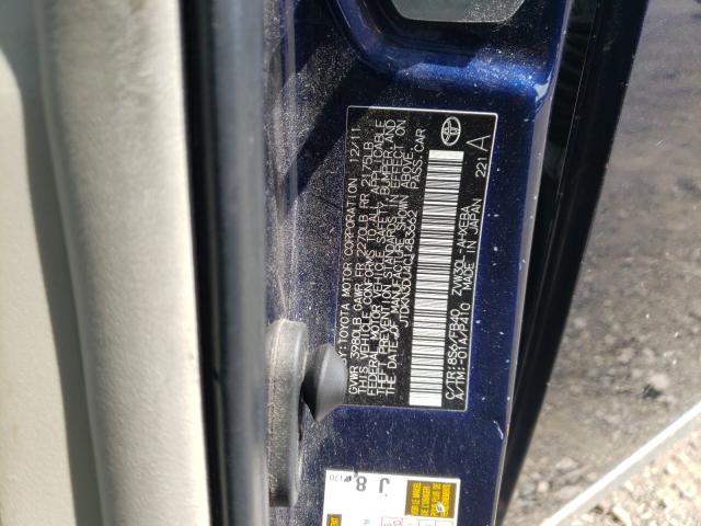 Photo 10 from auction – 2012 TOYOTA PRIUS with VIN JTDKN3DU4C1483662