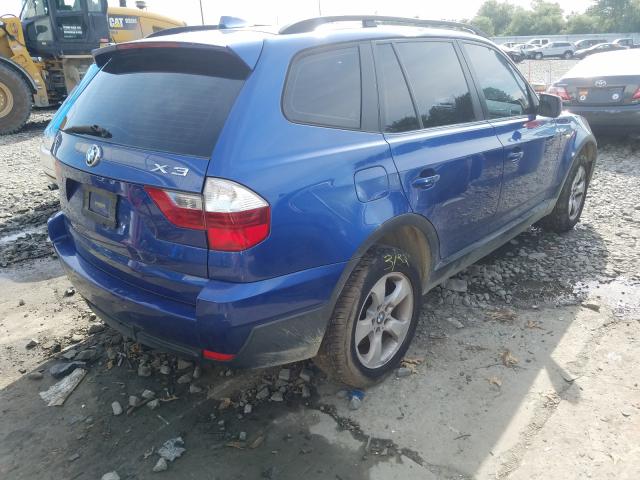 Photo 4 from auction – 2008 BMW X3 3.0SI with VIN WBXPC93458WJ15584