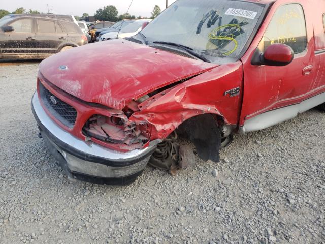 Photo 9 from auction – 1998 FORD F150 with VIN 1FTZF1769WNA38960