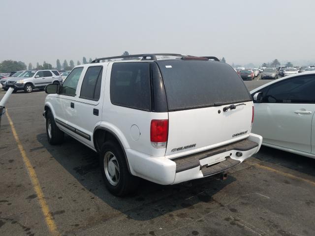Photo 3 from auction – 2001 CHEVROLET BLAZER with VIN 1GNDT13W31K178903
