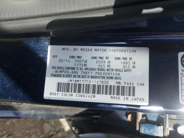 Photo 10 from auction – 2014 MAZDA 3 SV with VIN JM1BM1T71E1187830