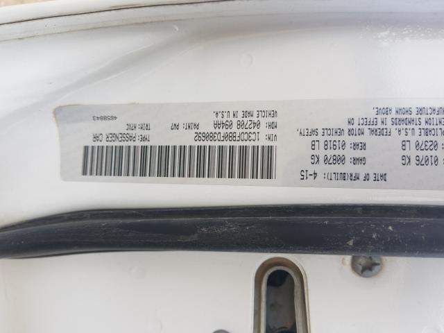 Photo 10 from auction – 2015 DODGE DART SXT with VIN 1C3CDFBB0FD380692