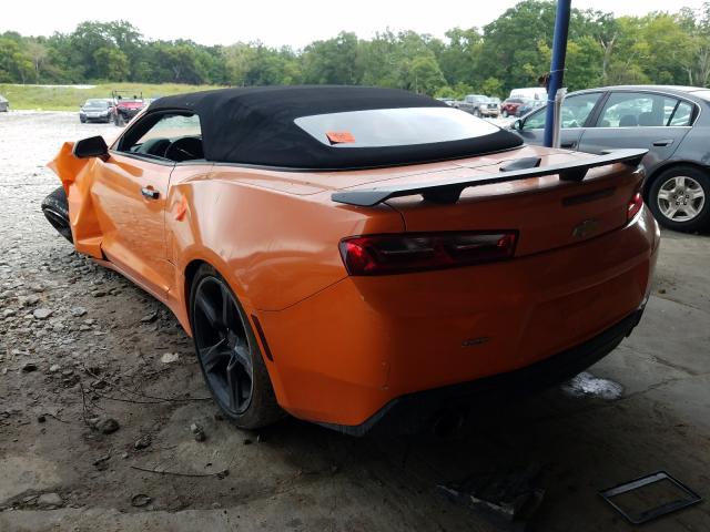 Photo 3 from auction – 2017 CHEVROLET CAMARO SS with VIN 1G1FF3D71H0135901