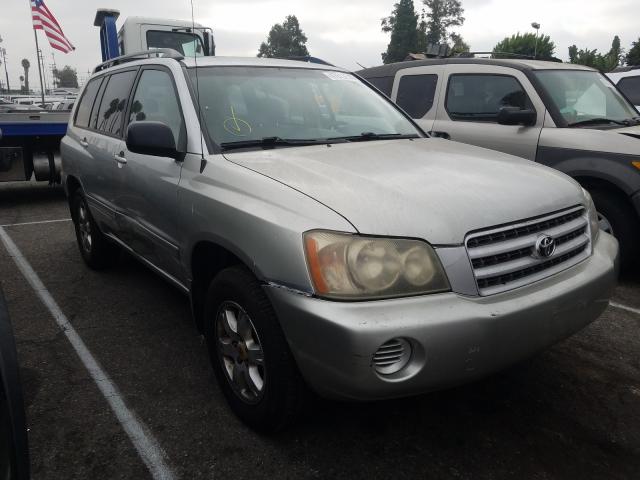 TOYOTA HIGHLANDER 2002 with VIN JTEGF21A020041100 - Photo from auction
