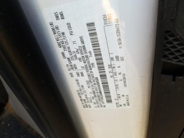 Photo 10 from auction – 2019 FORD TRANSIT T- with VIN 1FTYR3XM8KKA58528