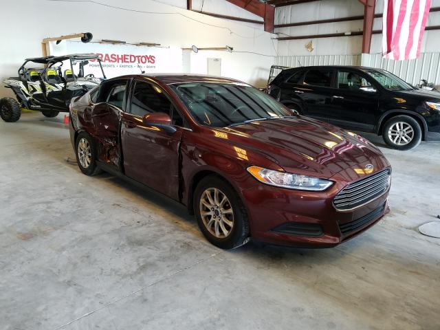 FORD FUSION S 2015 with VIN 3FA6P0G79FR110083 - Photo from auction