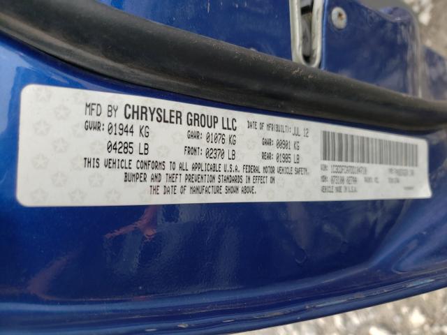 Photo 10 from auction – 2013 DODGE DART LIMIT with VIN 1C3CDFCA7DD104710