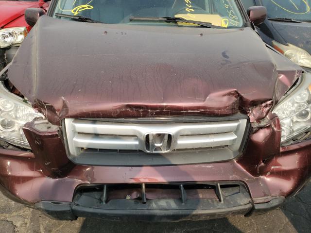 Photo 7 from auction – 2007 HONDA PILOT EXL with VIN 2HKYF18517H508370