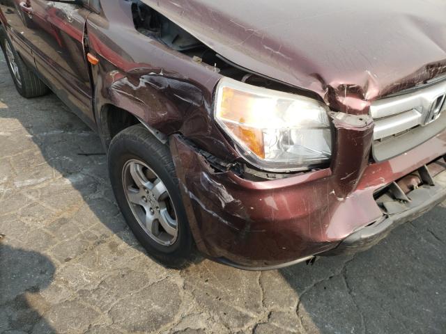 Photo 9 from auction – 2007 HONDA PILOT EXL with VIN 2HKYF18517H508370