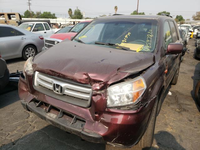 Photo 2 from auction – 2007 HONDA PILOT EXL with VIN 2HKYF18517H508370