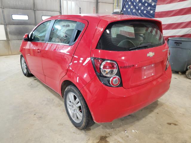 Photo 3 from auction – 2016 CHEVROLET SONIC LT with VIN 1G1JC6SH4G4171959