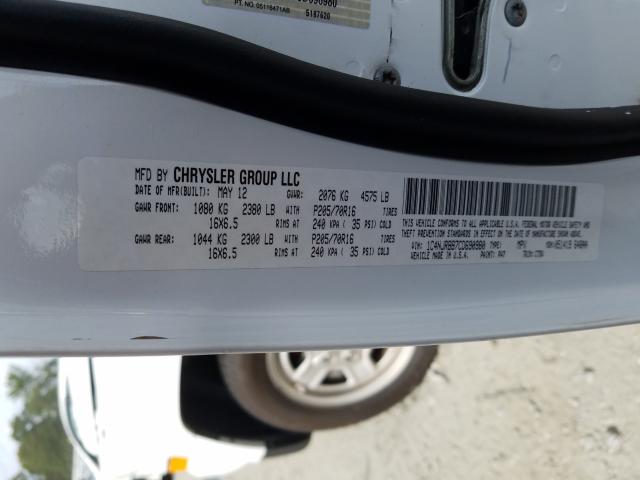 Photo 10 from auction – 2012 JEEP PATRIOT SP with VIN 1C4NJRBB7CD690980