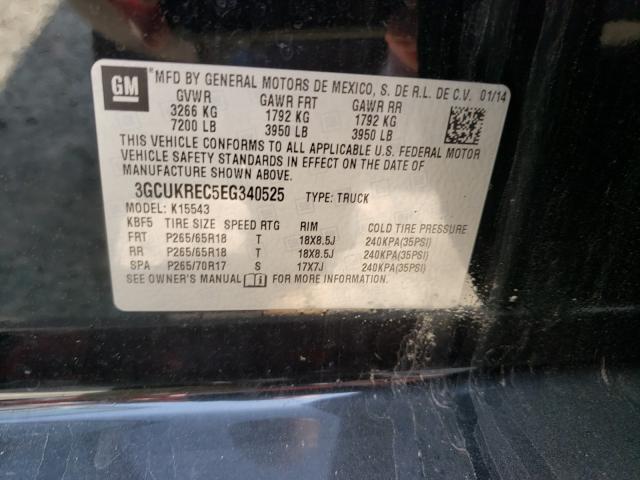 Photo 10 from auction – 2014 CHEVROLET SILVERADO with VIN 3GCUKREC5EG340525
