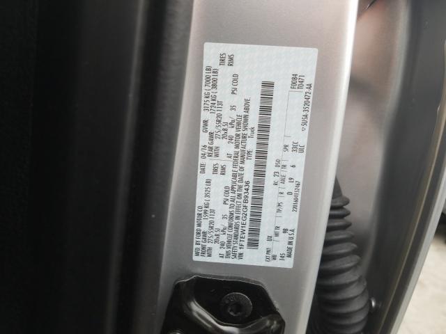 Photo 10 from auction – 2016 FORD F150 SUPER with VIN 1FTEW1EG2GFB93436