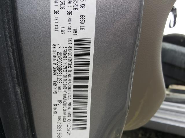 Photo 10 from auction – 2013 DODGE GRAND CARA with VIN 2C4RDGCG8DR611208