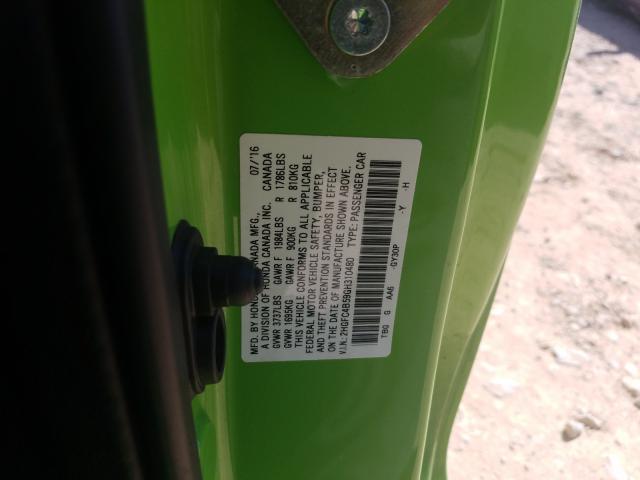 Photo 10 from auction – 2016 HONDA CIVIC LX with VIN 2HGFC4B59GH310480