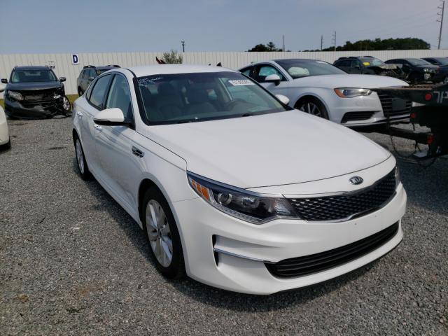 KIA OPTIMA EX 2018 with VIN 5XXGU4L35JG245215 - Photo from auction