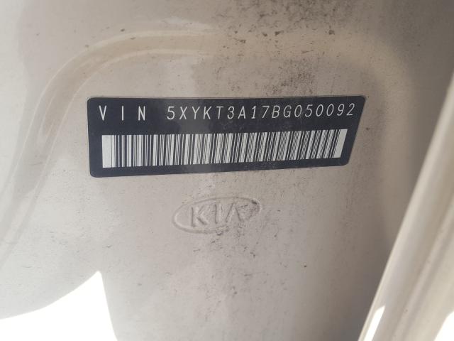 Photo 10 from auction – 2011 KIA SORENTO with VIN 5XYKT3A17BG050092