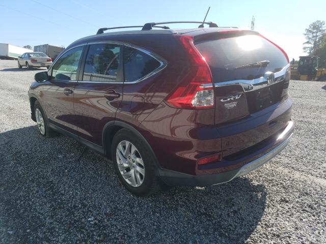 Photo 3 from auction – 2015 HONDA CR-V EX with VIN 2HKRM3H56FH516355