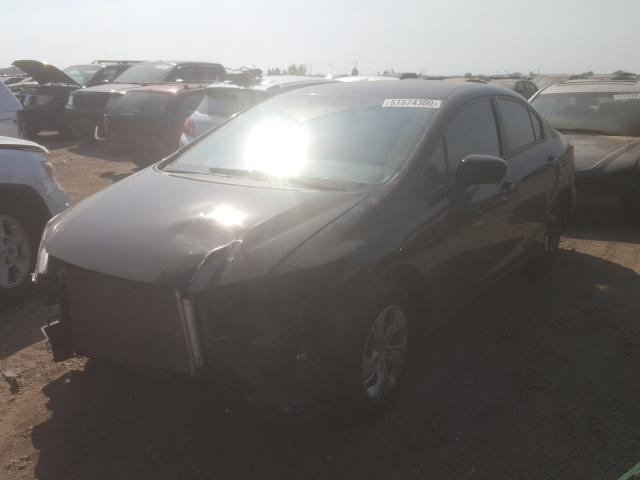Photo 2 from auction – 2014 HONDA CIVIC LX with VIN 19XFB2F51EE074240