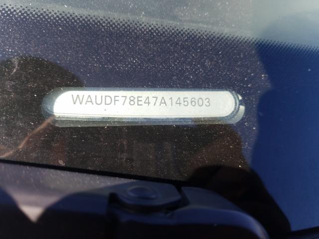 Photo 10 from auction – 2007 AUDI A4 2.0T QU with VIN WAUDF78E47A145603