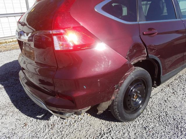 Photo 9 from auction – 2015 HONDA CR-V EX with VIN 2HKRM3H56FH516355