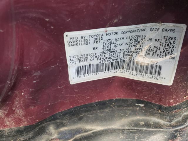 Photo 10 from auction – 1996 TOYOTA RAV4 with VIN JT3HP10V6T0100211
