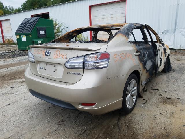 Photo 4 from auction – 2011 LEXUS HS 250H with VIN JTHBB1BAXB2047539