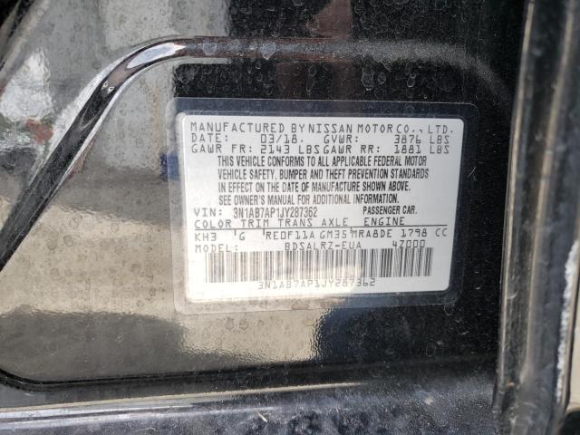 Photo 10 from auction – 2018 NISSAN SENTRA S with VIN 3N1AB7AP1JY287362