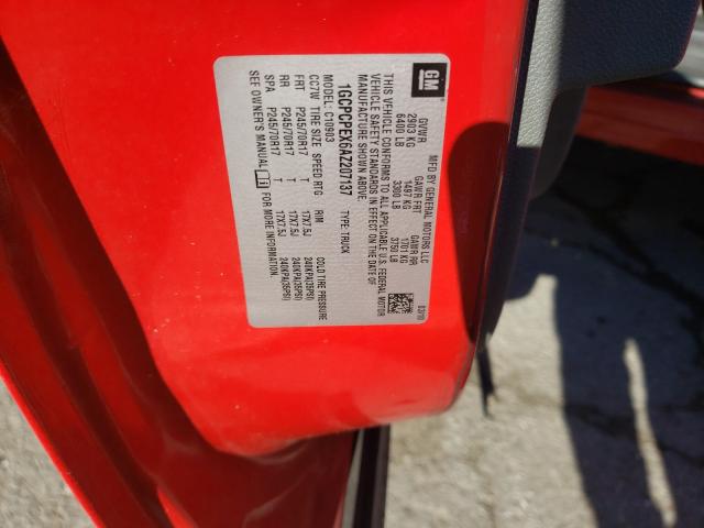 Photo 10 from auction – 2010 CHEVROLET SILVERADO with VIN 1GCPCPEX6AZ207137