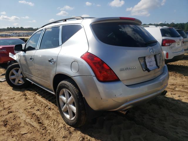 Photo 3 from auction – 2005 NISSAN MURANO SL with VIN JN8AZ08W85W402733