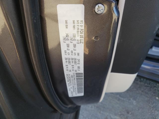 Photo 10 from auction – 2019 CHRYSLER PACIFICA T with VIN 2C4RC1BG2KR749129
