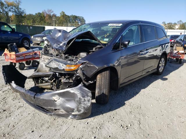 Photo 2 from auction – 2016 HONDA ODYSSEY EX with VIN 5FNRL5H43GB156516