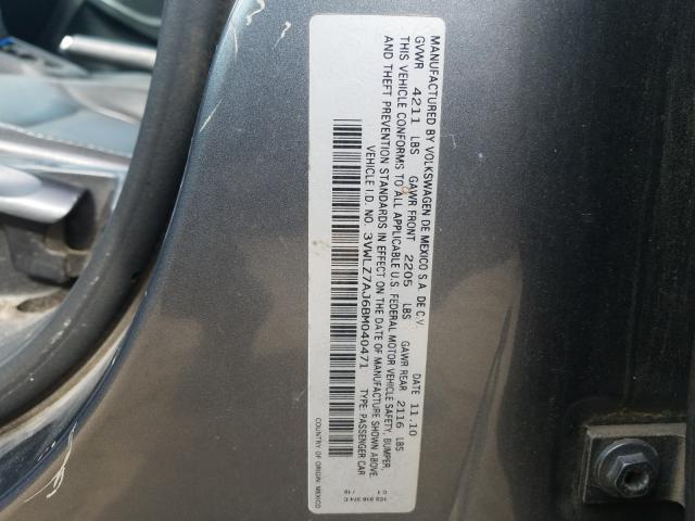 Photo 10 from auction – 2011 VOLKSWAGEN JETTA SEL with VIN 3VWLZ7AJ6BM040471