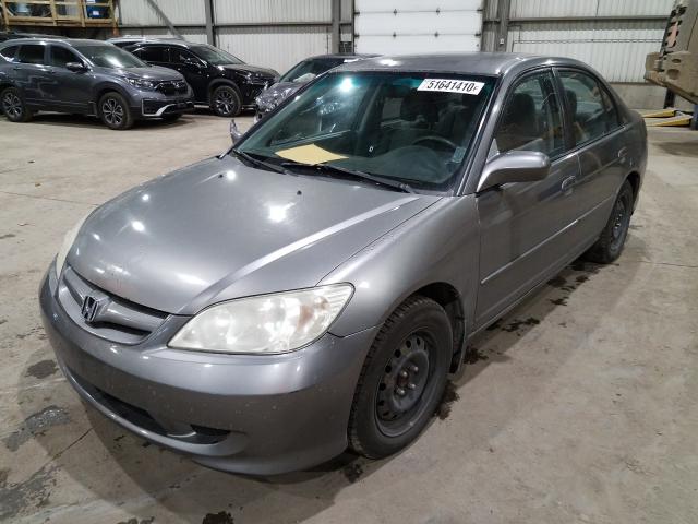 Photo 2 from auction – 2004 HONDA CIVIC LX with VIN 2HGES16684H935948