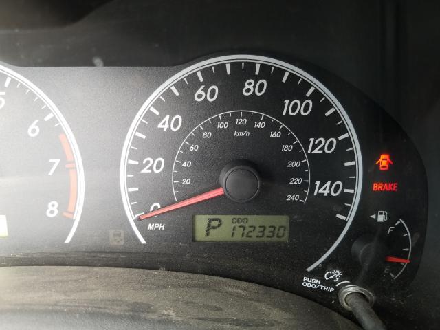 Photo 8 from auction – 2009 TOYOTA COROLLA BA with VIN 1NXBU40E89Z163450