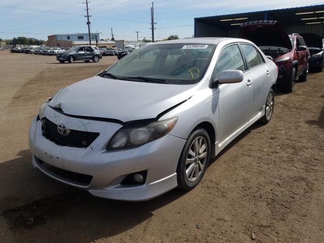 Photo 2 from auction – 2009 TOYOTA COROLLA BA with VIN 1NXBU40E89Z163450