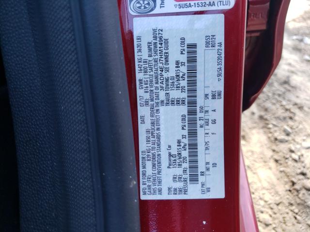 Photo 10 from auction – 2017 FORD FIESTA SE with VIN 3FADP4EJ7HM149672