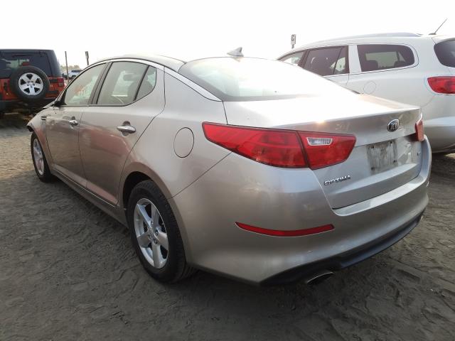 Photo 3 from auction – 2014 KIA OPTIMA LX with VIN KNAGM4A78E5490586