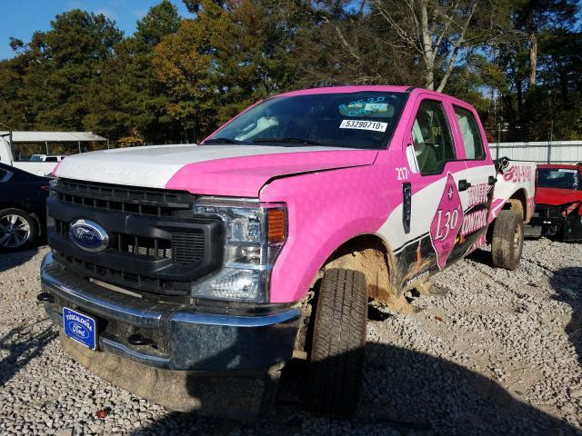 Photo 2 from auction – 2020 FORD F250 SUPER with VIN 1FT7W2BT2LEC90412