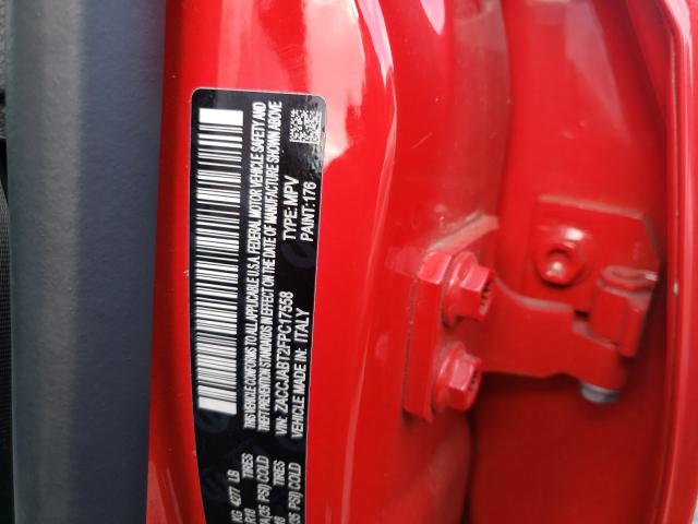 Photo 10 from auction – 2015 JEEP RENEGADE L with VIN ZACCJABT2FPC17558