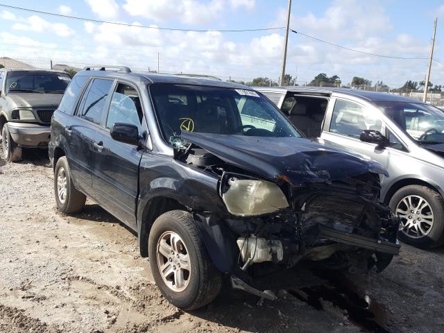 HONDA PILOT EXL 2005 with VIN 2HKYF18715H553131 - Photo from auction