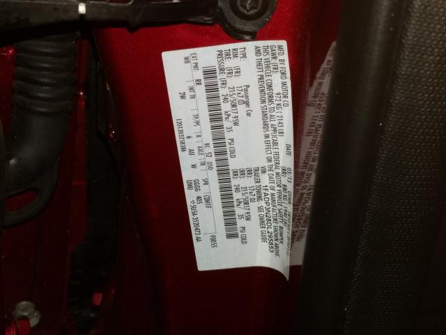 Photo 10 from auction – 2013 FORD FOCUS TITA with VIN 1FADP3N28DL295853