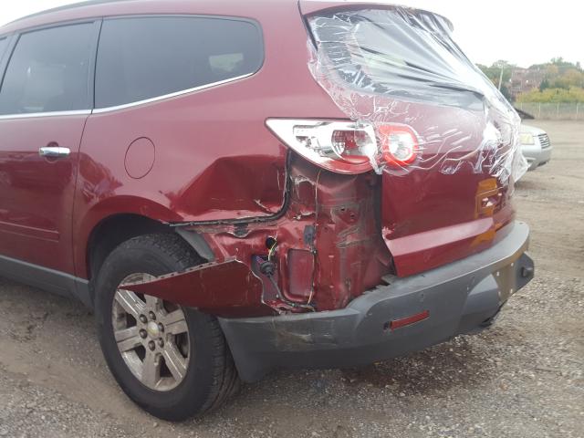 Photo 9 from auction – 2011 CHEVROLET TRAVERSE L with VIN 1GNKRGED9BJ214556