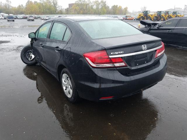 Photo 3 from auction – 2013 HONDA CIVIC LX with VIN 19XFB2F55DE284497